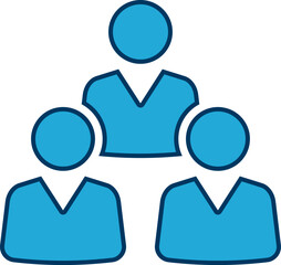 People group icon set. Team of worker. User profile symbol. Group of people or group of users. Persons symbol. Population icon. Increase social development, global demography. Vector illustration.