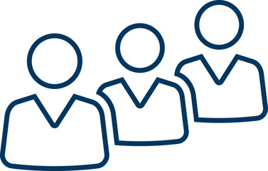 People group icon set. Team of worker. User profile symbol. Group of people or group of users. Persons symbol. Population icon. Increase social development, global demography. Vector illustration.