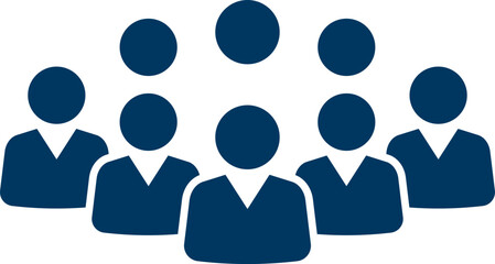 People group icon set. Team of worker. User profile symbol. Group of people or group of users. Persons symbol. Population icon. Increase social development, global demography. Vector illustration.