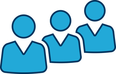 People group icon set. Team of worker. User profile symbol. Group of people or group of users. Persons symbol. Population icon. Increase social development, global demography. Vector illustration.