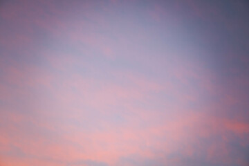 Candy sky after sunset
