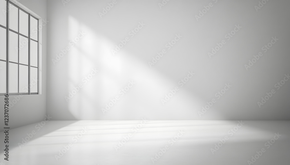 Aufkleber white gray background soft grey gradient abstract background