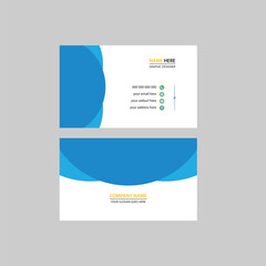 Minimalist business card design template