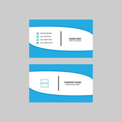 Minimalist business card design template