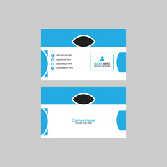 Minimalist business card design template