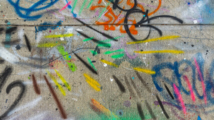 Graffiti Rainbow Colors 