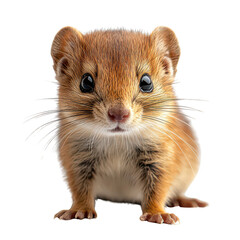 Fototapeta premium Weasel isolated on transparent background