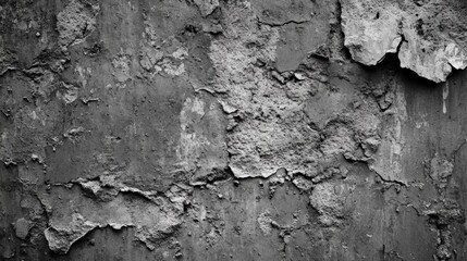 Dark Grunge Texture with Cracked Surface and Peeling Layers