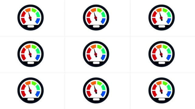vector set of speed wheel 