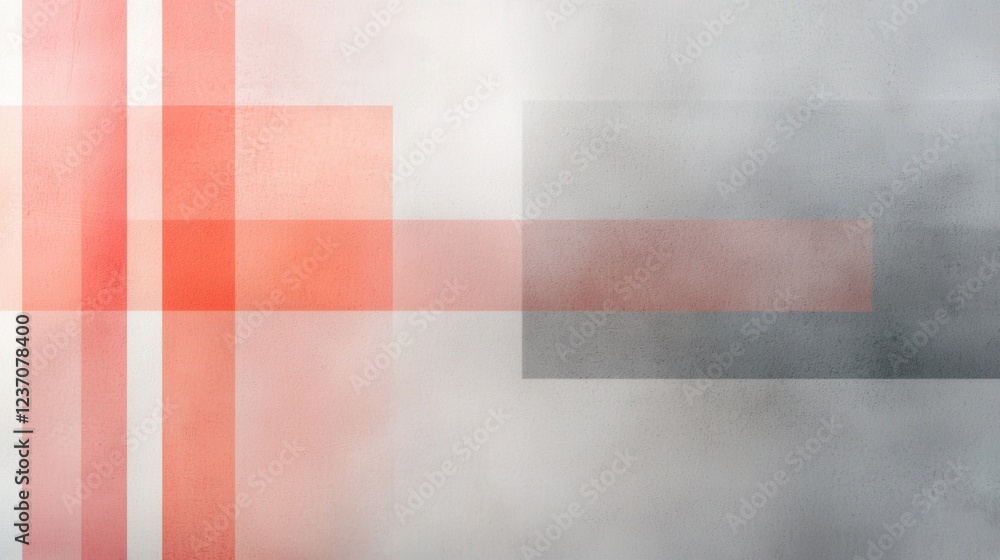 Poster abstract graphic design with a combination of different colors and shapes. on the left side of the i