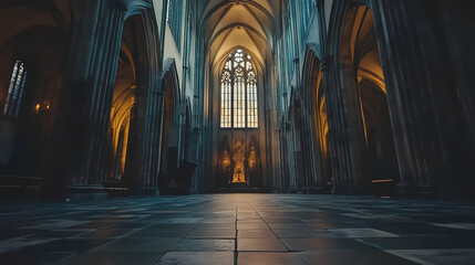 Majestic gothic architecture of st. vitus cathedral at prague stunning evening view travel photography. Gothic Elegance. Illustration