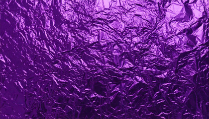 Obraz premium Beautiful Purple Foil Texture. Metallic Background. Wallpaper.