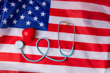 The healthcare system in the USA. medical reforms and challenges. Cardiovascular diseases health concern, emphasizing the need for preventive care and improved medical services.