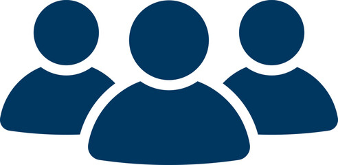 People group icon set. Team of worker. User profile symbol. Group of people or group of users. Persons symbol. Population icon. Increase social development, global demography. Vector illustration.