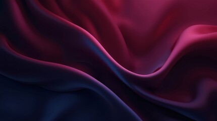 Obraz premium Magenta and deep blue silk fabric background