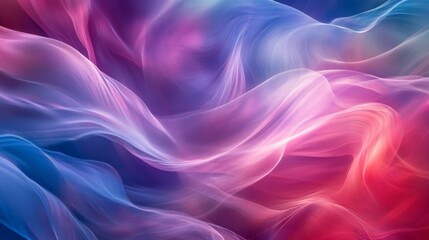 Fototapeta premium Abstract Flowing Colors in Soft Waves of Light and Motion