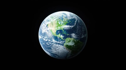 Fototapeta premium Earth globe, space backdrop, environmental awareness (1)