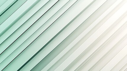 Obraz premium Abstract Diagonal Lines in Gradual Green White Shade