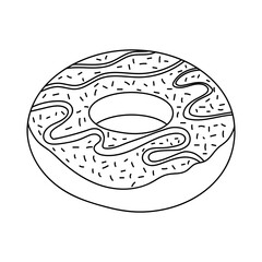 Doodle Summer Clipart: Kawaii Summer Clipart: Outline Cartoon Summer Doodles