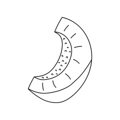 Cute Summer Clipart: Summer Vector Clipart: Outline Summer Doodles