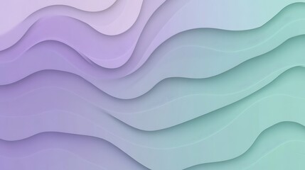 Obraz premium Abstract Lavender And Teal Wave Pattern Background