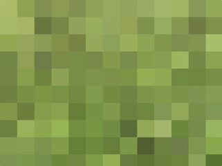 Natural Green Pixelated Background Abstract Grass Toned Vector Texture with Organic Shades for Digital Art, Web Design, and Nature Inspired Aesthetics. EPS 10. Vector illustration