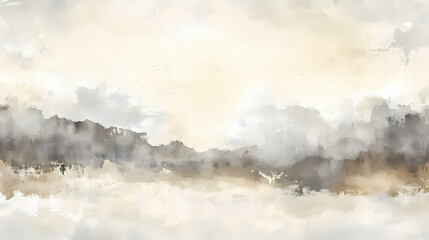Explore a calming and tranquil ivory abstract watercolor backdrop. Watercolor Harmony. Illustration