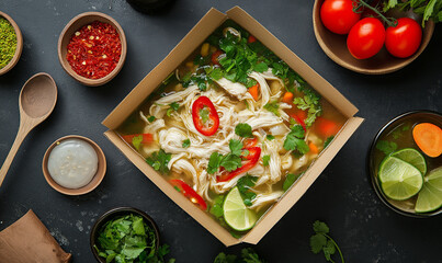 Aromatic Chicken Soup in a Box – Soto Ayam Offering Comfort and Flavor