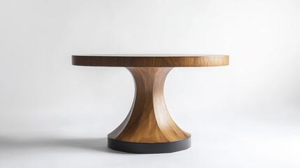 Tall coffee table in  loft style on a white background.