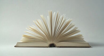 Open books with turning pages showcasing simplicity and history. AI generated image