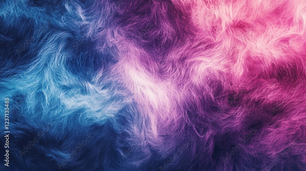 Poster soft colorful abstract texture with pink and blue fluffy patterns