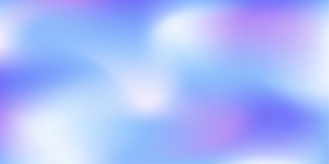 Blurred abstract background. Mesh gradient. Standard banner size. Background for poster, brochure, booklet. Colorful, blue, purple gradient. Unicorn colors