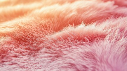 Fototapeta premium Soft Pink Fur Texture Close-Up for Textile and Design Projects