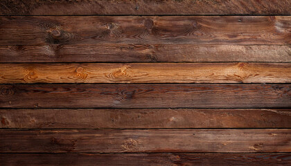 Fototapeta premium vintage brown rustic mild vibrant wood wall desk ground texture timber history panorama banner long