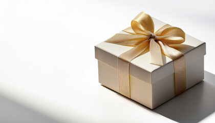 Obraz premium ai generative image of gift box with shadow for natal celebration isolated on white background 2