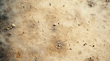 Fototapeta premium Dusty Ground with Ashes and Debris in an Outdoor Environment