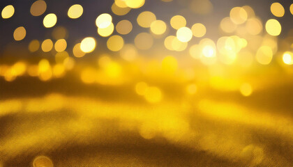 yellow summary blur background with bokeh