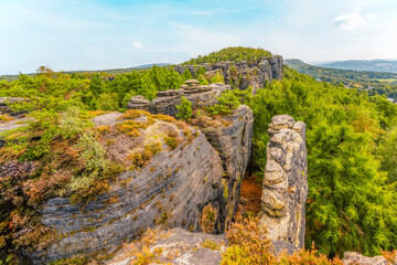 Cesko Svycarsko, Bohemian Switzerland - Tiske Steny on the North of Czech Republic