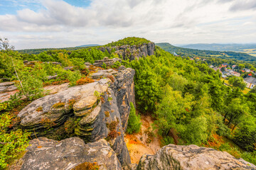 Cesko Svycarsko, Bohemian Switzerland - Tiske Steny on the North of Czech Republic