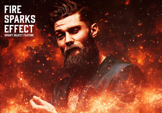 Fire Sparks Effect with Generative AI