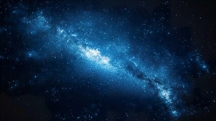 Starry Night Sky with Twinkling Stars