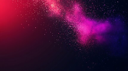 Obraz premium Abstract Pink Purple Blue Powder Explosion