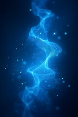 Background with shiny blue abstract noise texture.