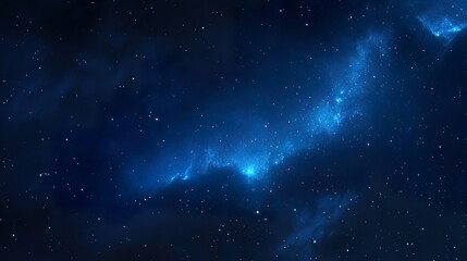 Fototapeta premium Mesmerizing Milky Way Under a Deep Blue Sky