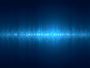 Background with shiny blue abstract noise texture.