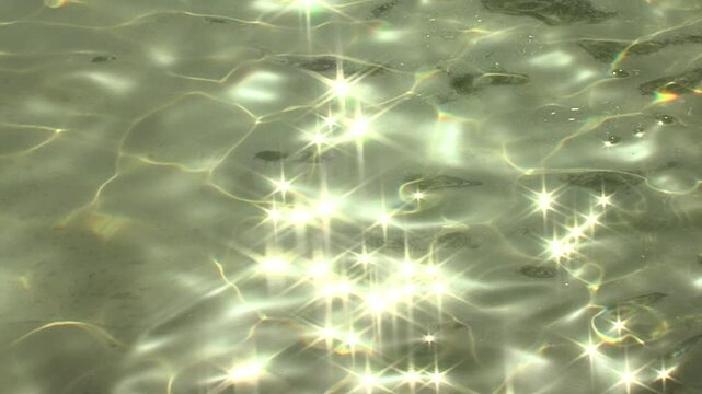 Reflection lights water