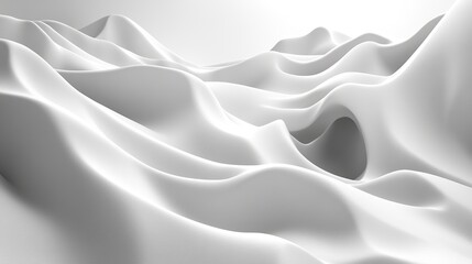 Obraz premium Minimalist Flowing Lines