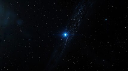 Fototapeta premium Sparkling Blue in the Vastness