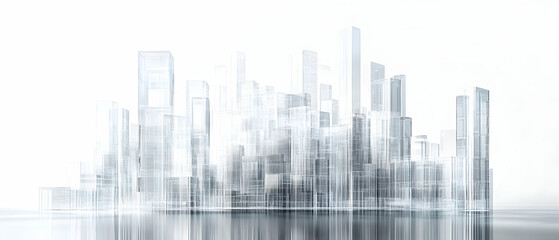 Fototapeta premium Transparent energy efficiency evaluation chart for buildings and consumer products -