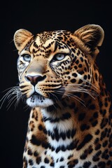 The jaguar is a large, powerful big cat found in the rainforests of Central and South America. Its striking eyes and agile hunting abilities make it one of the most feared predators.